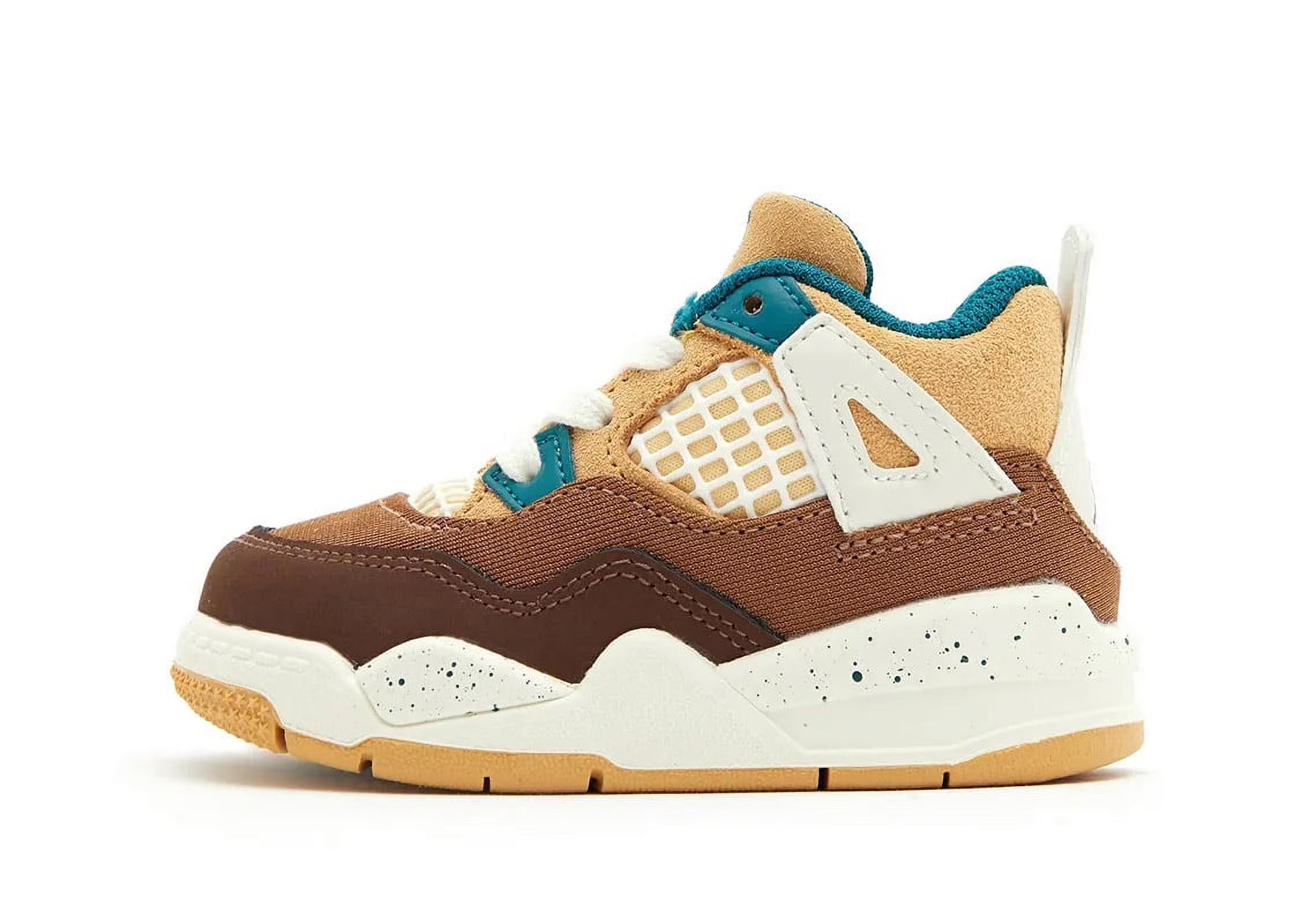 Toddler Retro Cacao Wow/Geode Teal Basketball Shoes J73524
