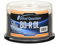 50GB BD-R DL White Inkjet Printable Blu-ray Double Layer Recordable Media, 50-Disc Spindle Q376466
